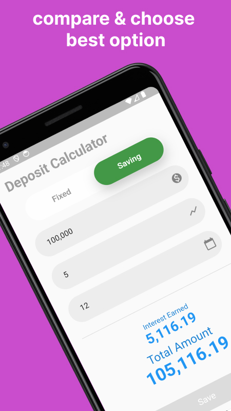 Deposit Calculator Screenshot 2